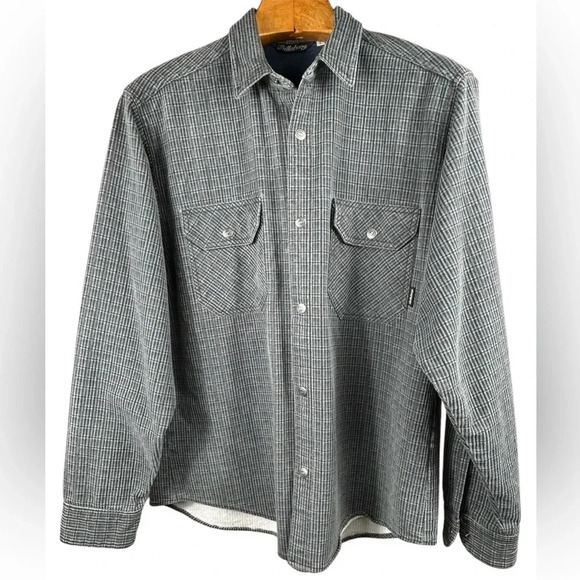 Billabong Shacket Jacket Shirt, Large, plaid Streetwear Grunge Layer Warm Comfy - Picture 1 of 10